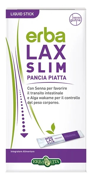 ERBA VITA Erba Vita Erbalax Slim Flat Belly Gewichtsverlust-Ergänzungsmittel, 12 Sticks