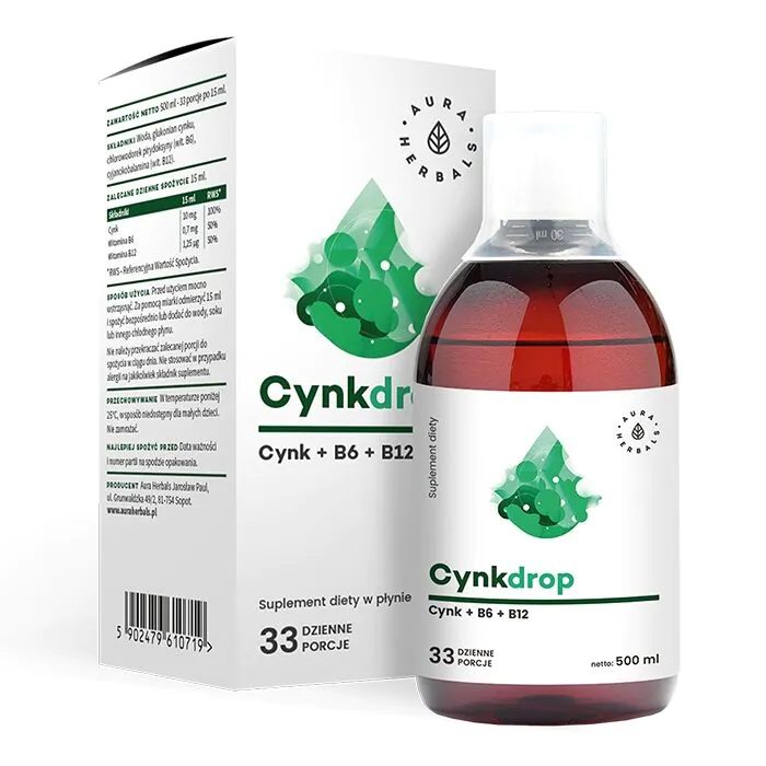 Aura Herbals Cynkdrop Płyn doustny