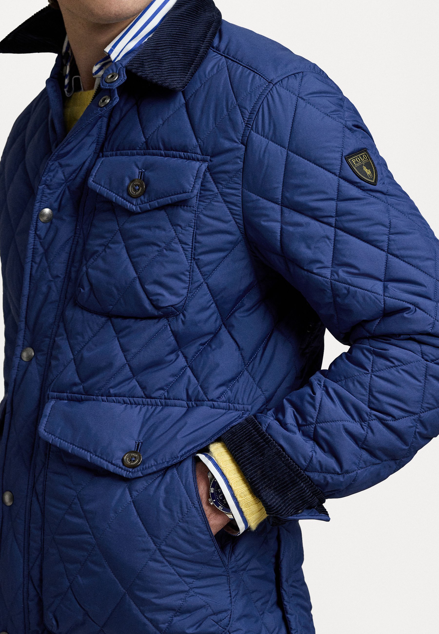 Polo Ralph Lauren THE BEATON GEWATTEERDE JAS - Lichte jas - Annapolisblauw
