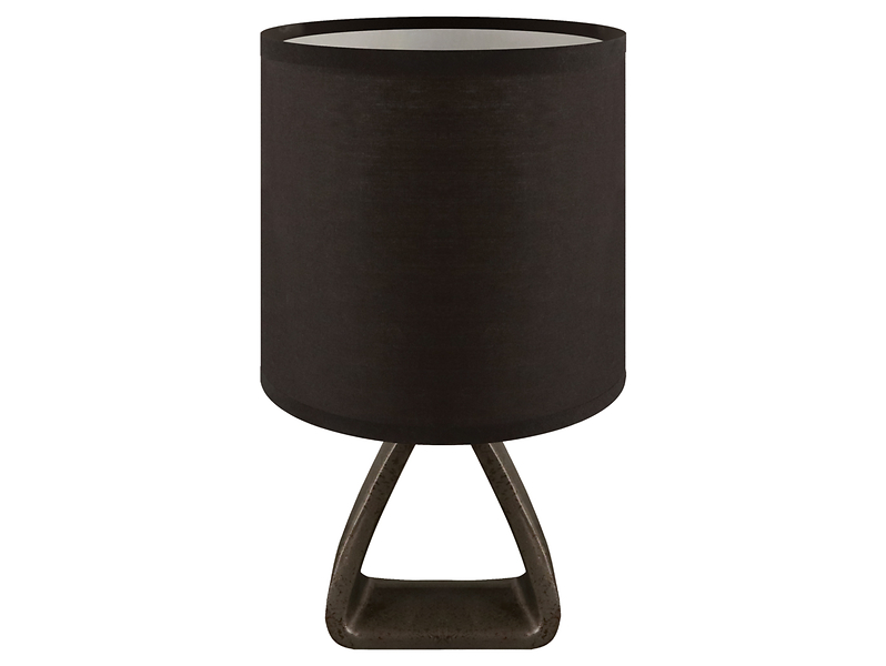 Lampa stołowa Atena ceramiczna czarna