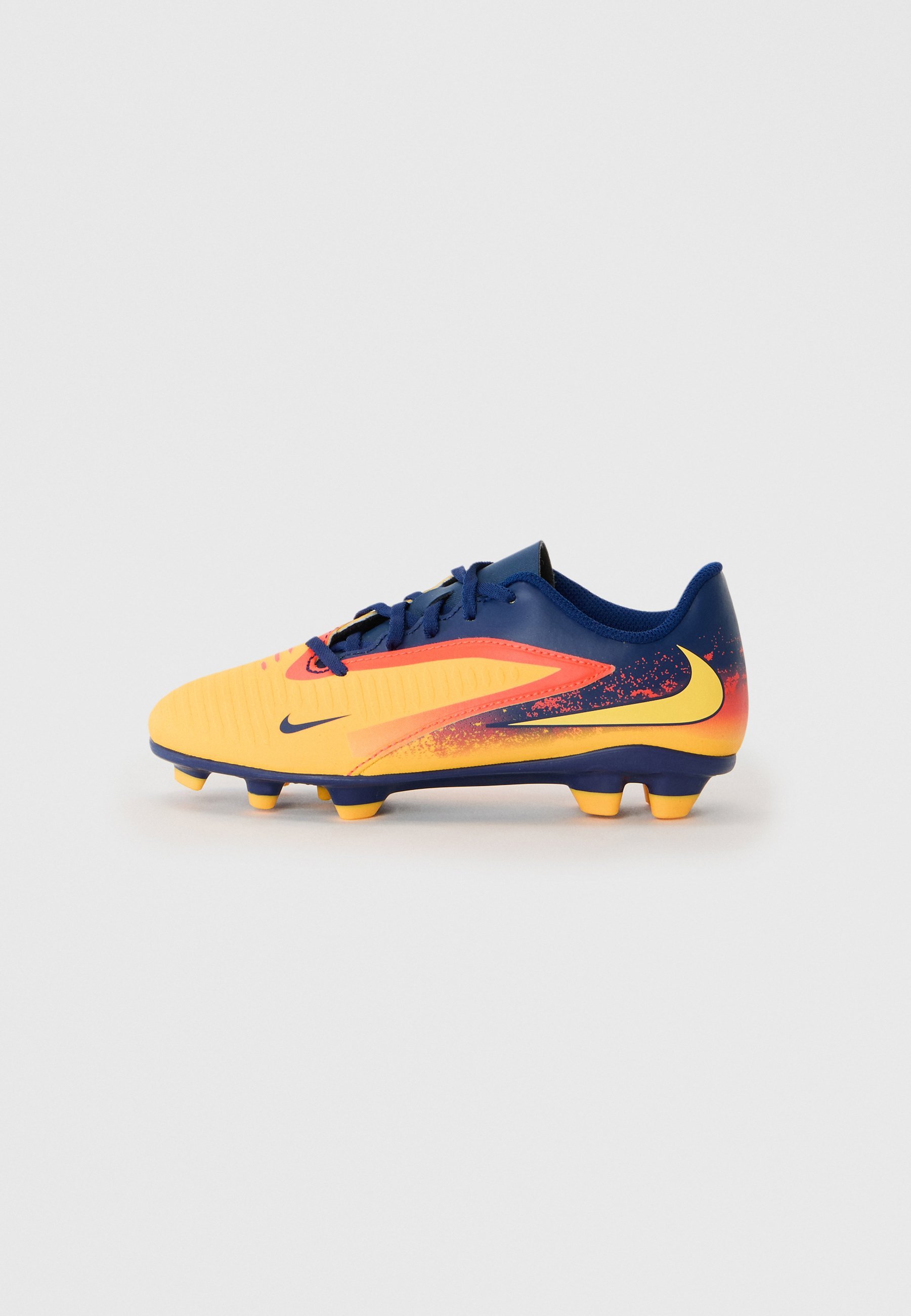 Nike Performance PHANTOM 6 LOW UNISEX – Fußballschuhe für festen Boden – Laser Orange/Lemon Venom/Blue Void