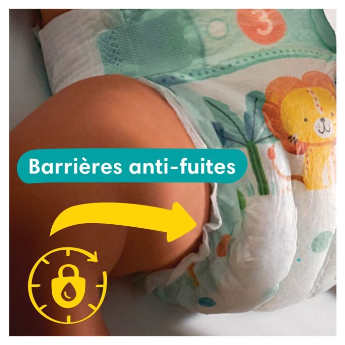 Pampers Baby-Dry, Taille 4, 204 couches