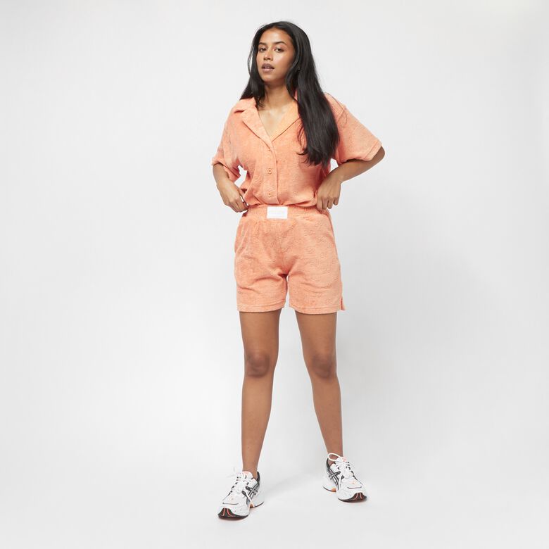 Camiseta tipo toalla con monograma para mujer