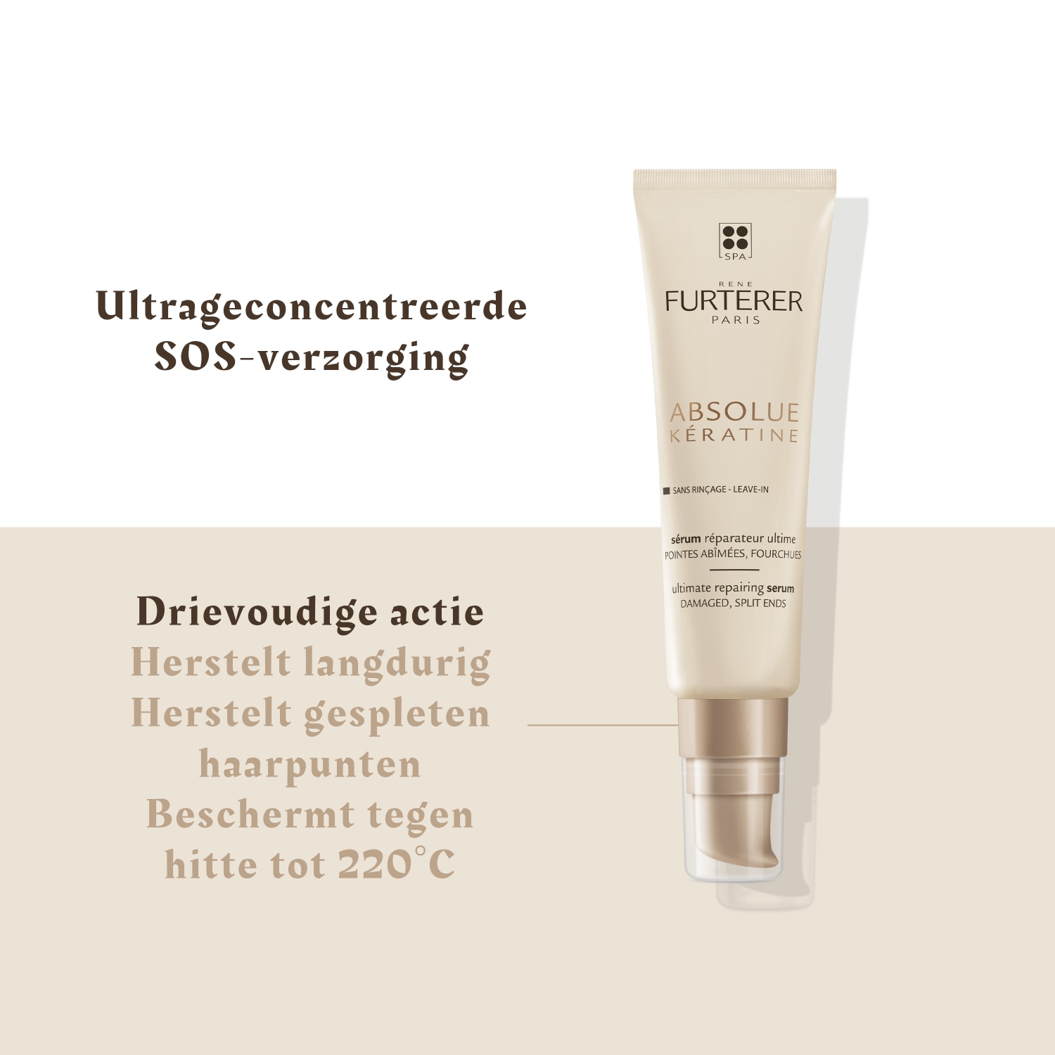 René Furterer Haarserum Absolue Kératine Ultiem herstellend serum - 30 ml
