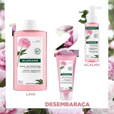 Klorane Pivoine Lindrande och antiirriterande gel efter schamponering, doftande efter schamponering 150 ml 150 ml