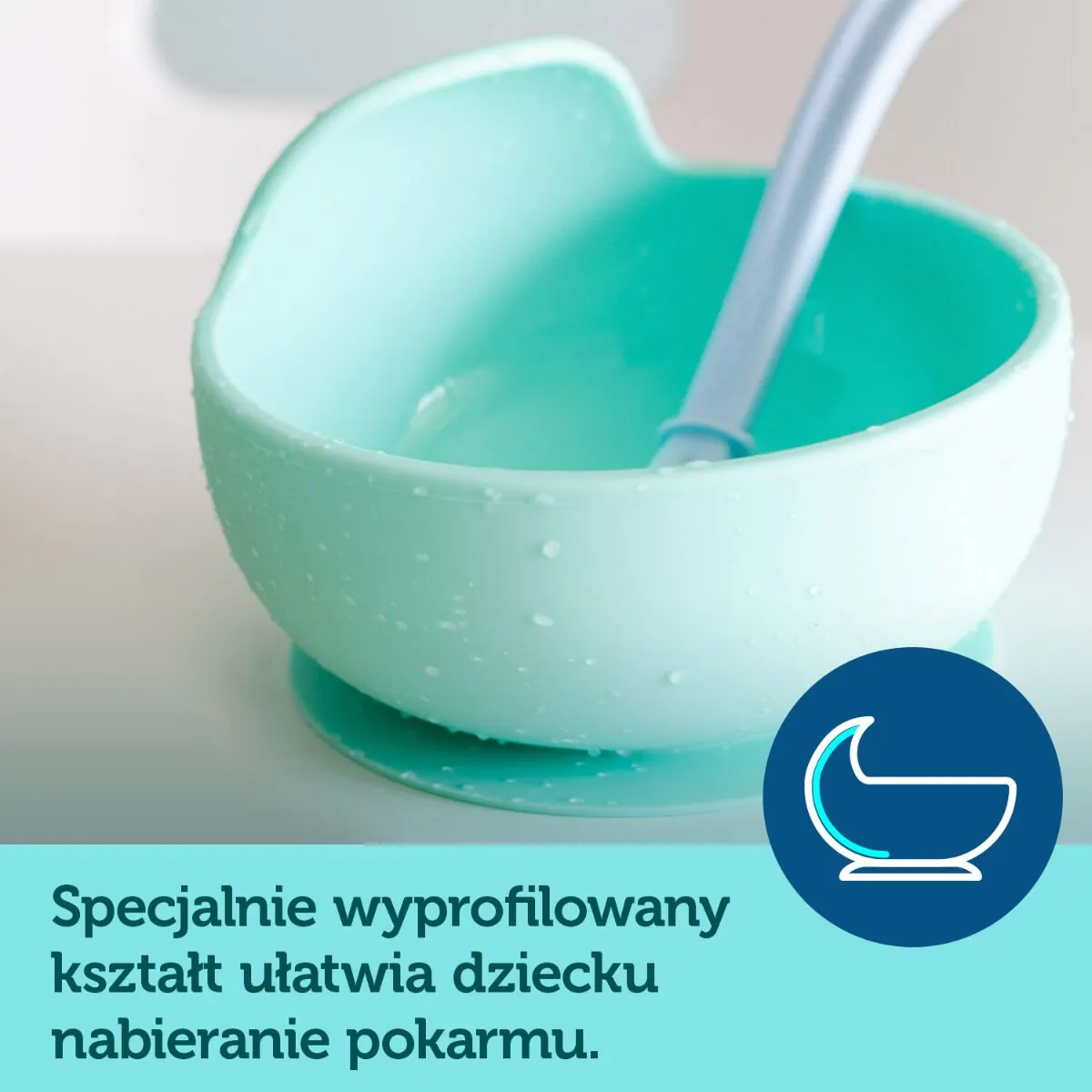 Canpol Babies Miseczka Silikonowa z Przyssawką Różowa