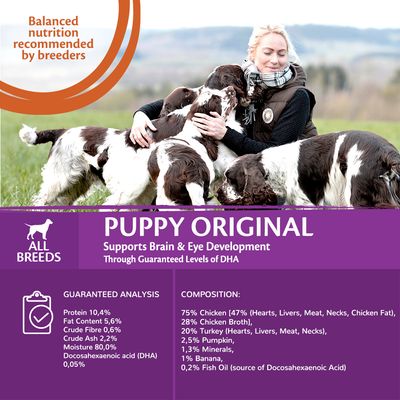 Wellness Core Puppy Original Natvoer voor alle rassen met kip en kalkoen