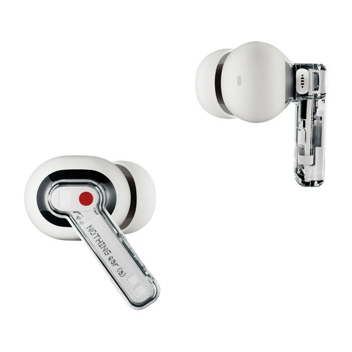 Fones de ouvido sem fio Nothing Ear (a) Bluetooth com cancelamento de ruído ativo, brancos