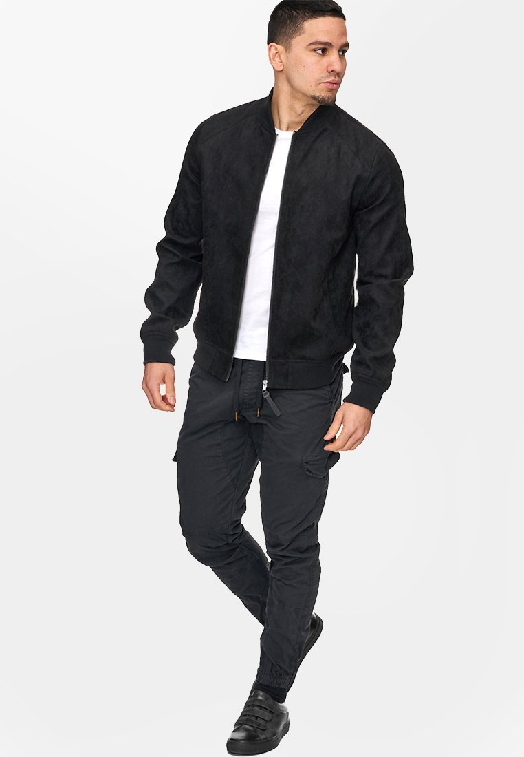 INDICODE JEANS WAYNE - Giacca in similpelle - nera