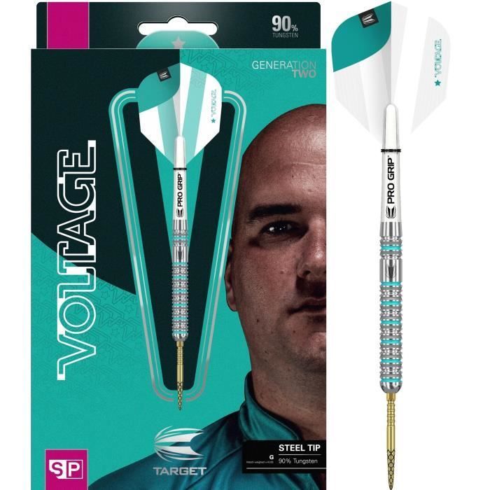 Fléchettes pointe Acier - Target - Rob Cross Gen 2 Swiss Point 90% - 21G., 23G., 25G.