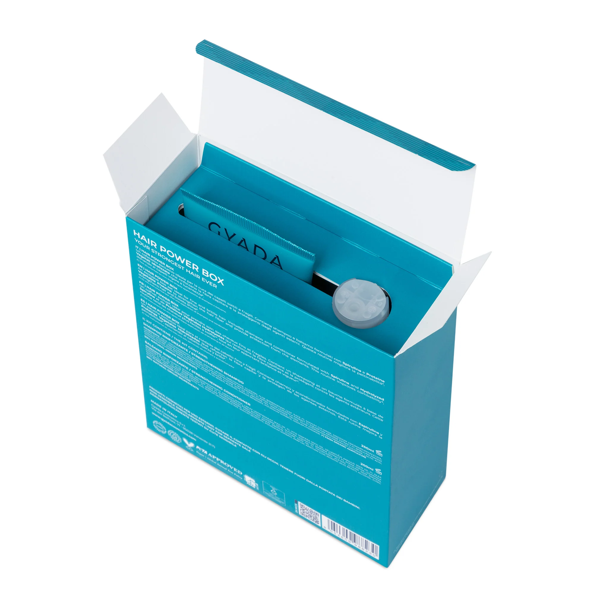 Spirulina Hair Power Box - Cofanetti per Capelli, Shampoo Rinforzante, Balsamo Rinforzante Capelli