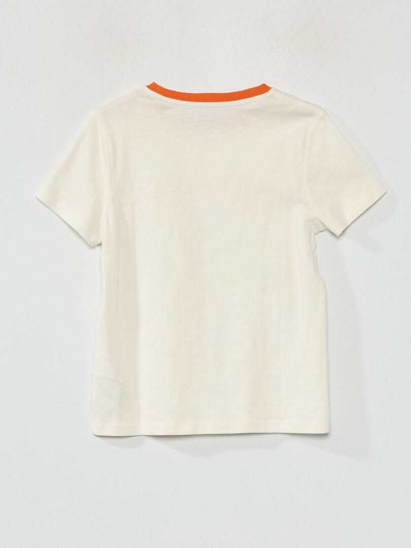 Camiseta de manga curta com estampa - BRANCA