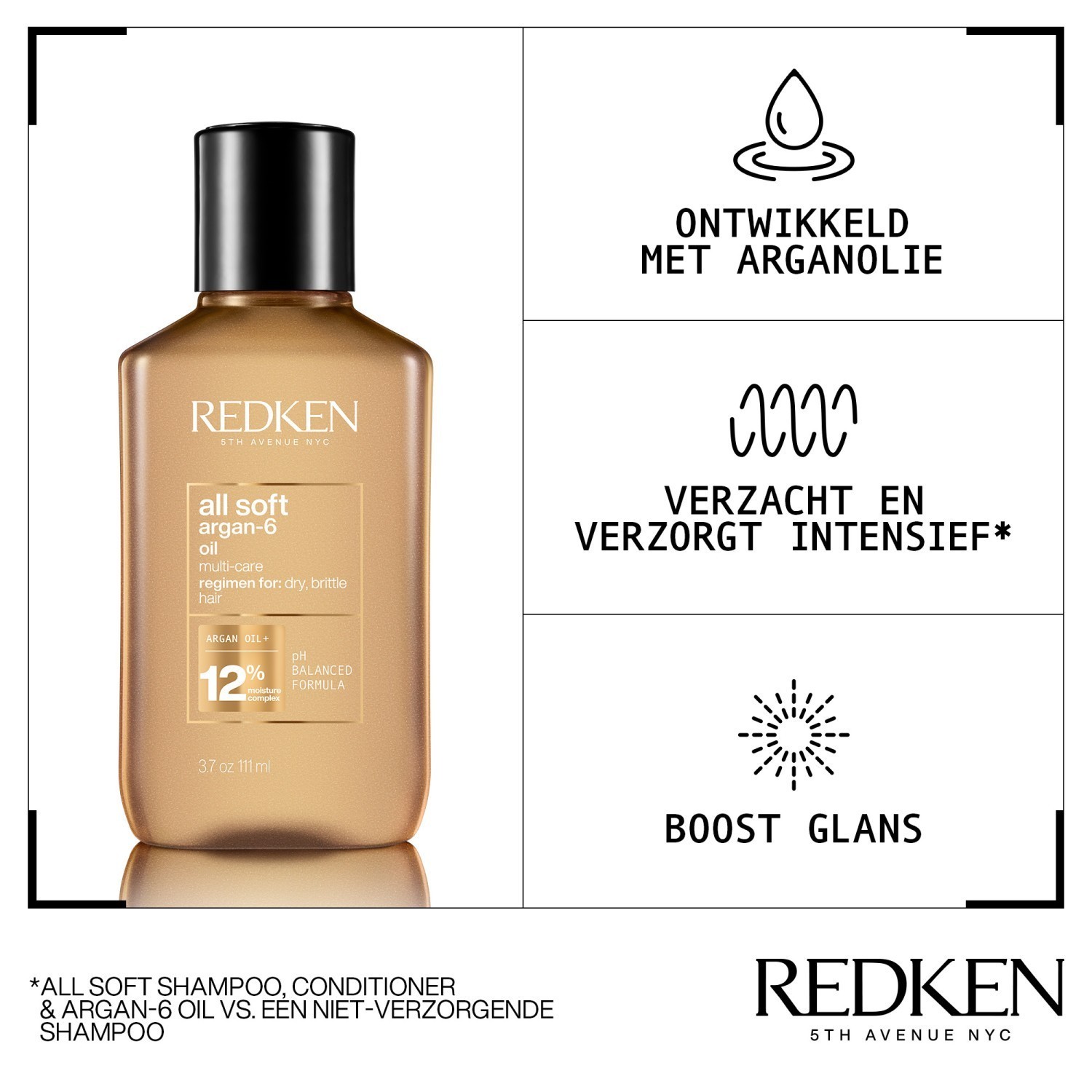 Redken ulje za kosu All Soft arganovo ulje - 111 ml
