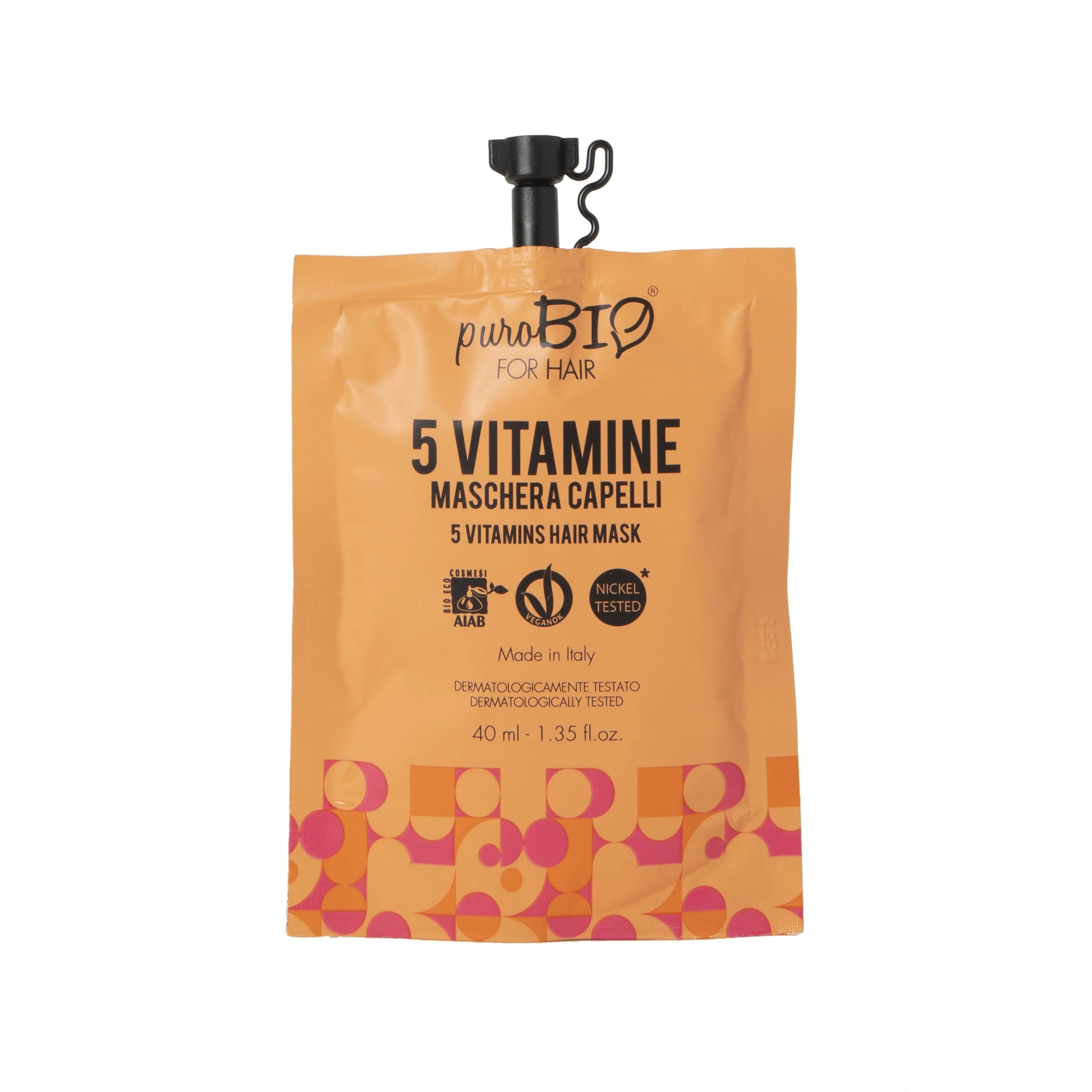 puroBIO for Hair Maschera alle 5 Vitamine - Maschera Illuminante Capelli