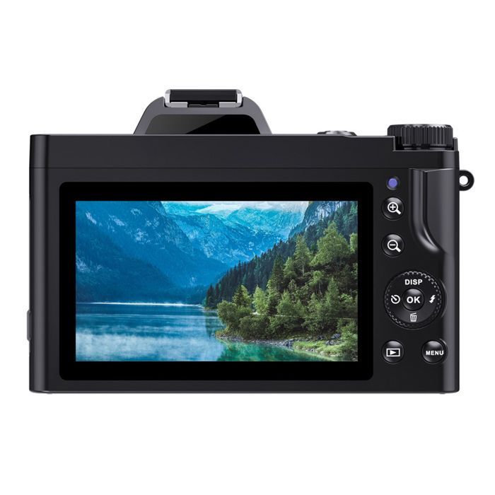Câmera digital INF 5K/48MP / Zoom de 16x / Estabilização de imagem de 6 eixos, tela de 3,5 polegadas