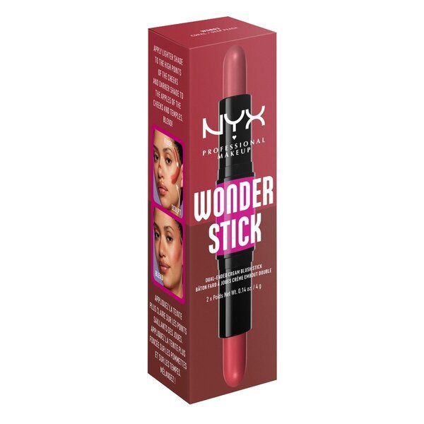 NYX Professional Makeup Dual Ended 03 Coral and Deep Peach kremasto rdečilo za lica Wonderstick