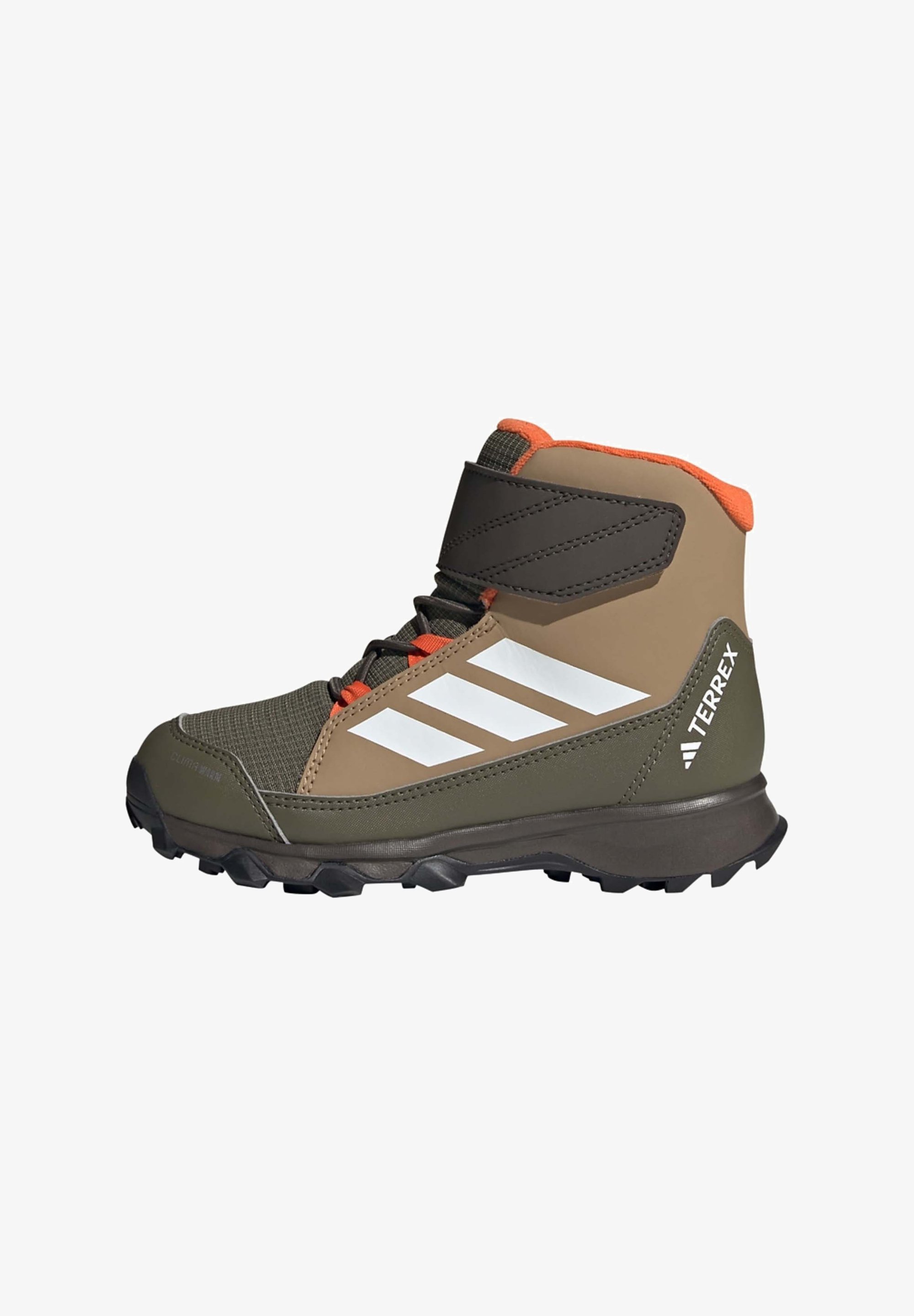 Adidas Terrex UNISEX - Winterlaarzen - karton/ftwr wit/semi impact oranje