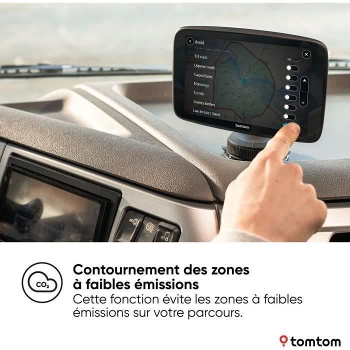 TomTom GO Expert 7 Plus - GPS para camiones, autobuses y coches - Planificación de rutas - TomTom Traffic - Mapa mundial