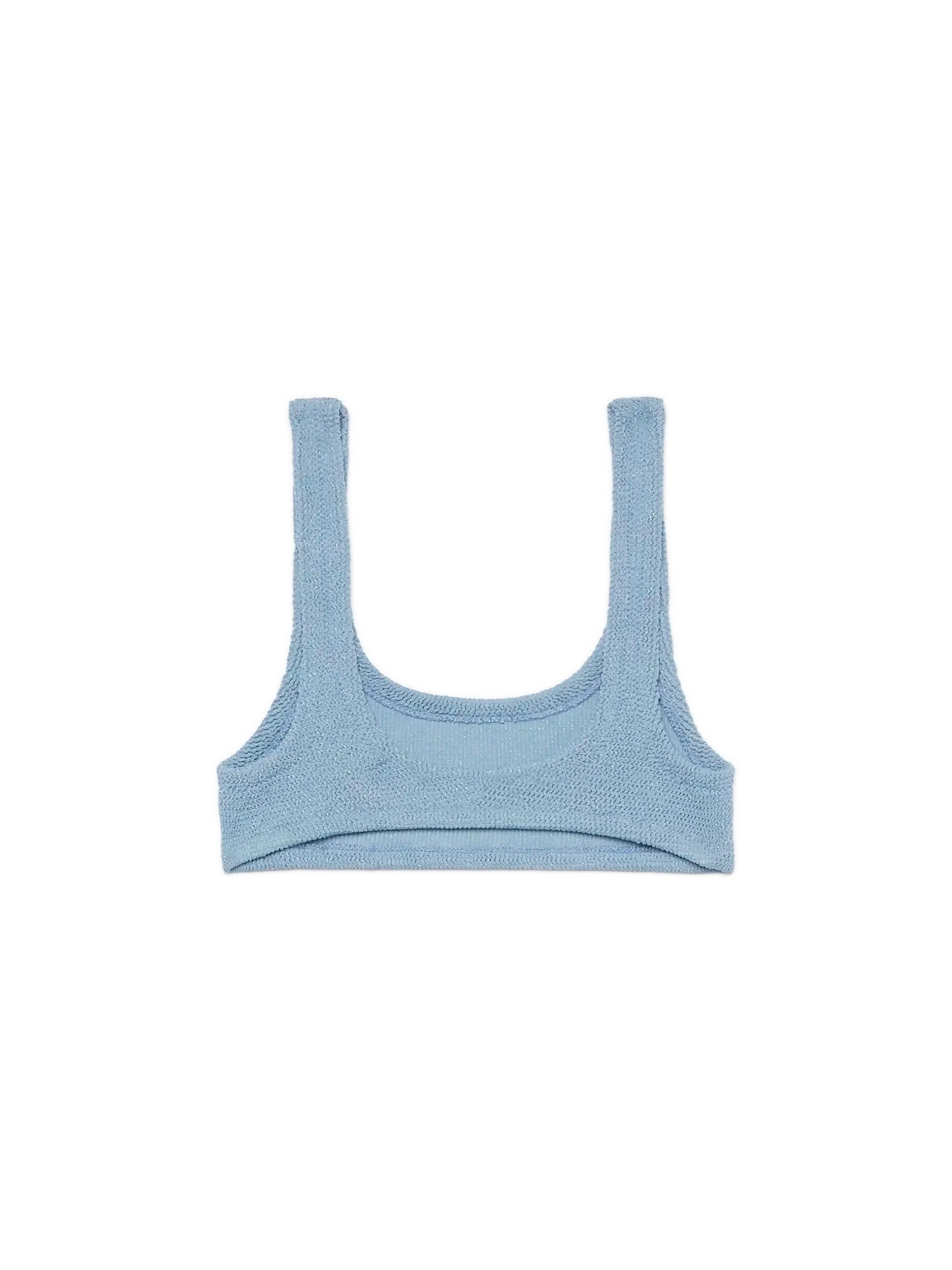 Top bralette Naima Crinkle Classic Air Force Blue Lurex