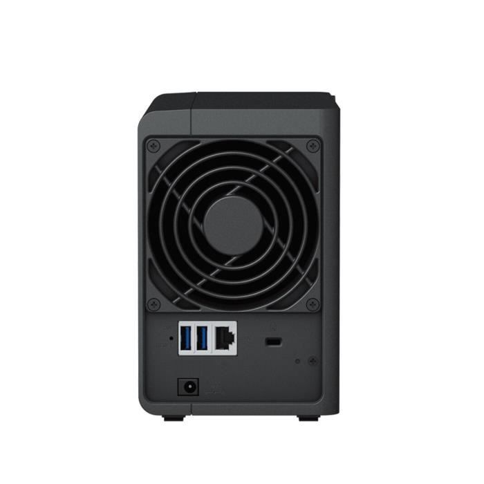 Serveur NAS SYNOLOGY DS223 - 24To - 2 disques durs WD 12TB RED PLUS - Stockage centralisé et sécurisé