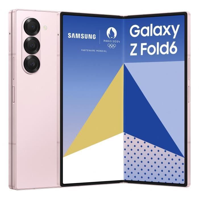 Smartphone Samsung Galaxy Z Fold6 rosa de 1 TB