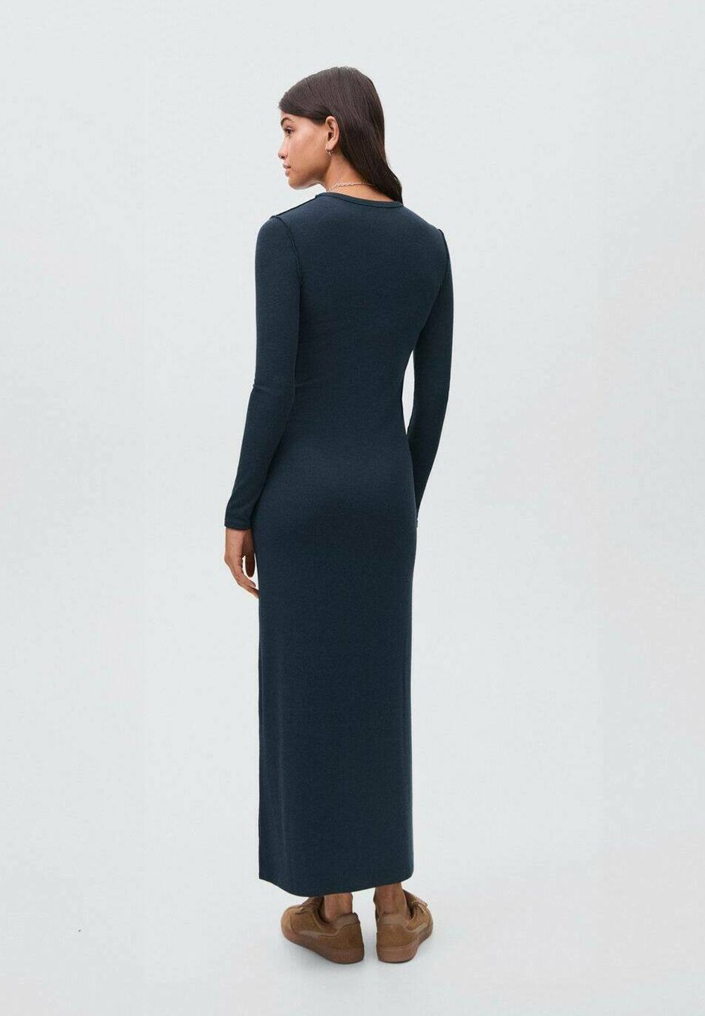 Robe longue Mango Kids TEEN - bleu marine