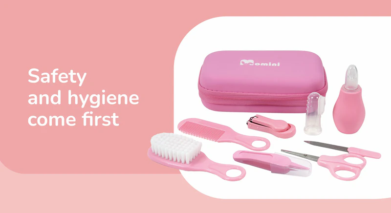 Momini babyverzorgingsset Pinky babyverzorgingsset