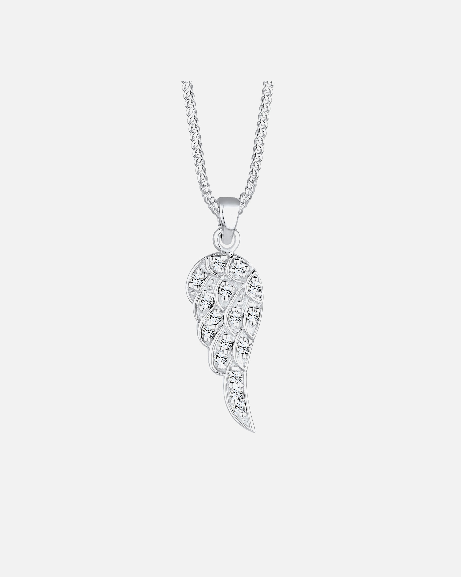 Elli Femmes aile pendentif boho avec cristaux en argent sterling 925