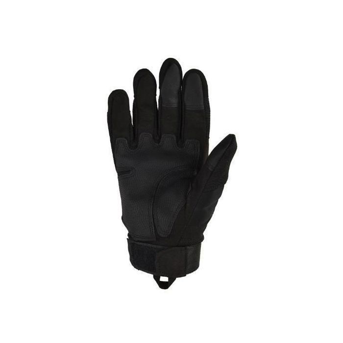 Guantes para moto y scooter | Guantes para moto con certificación CE | Duraderos | Cómodos guantes unisex resistentes al desgaste para pantallas táctiles - Negro