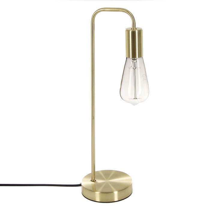 Atmosphera - Lampă de masă Keli din metal - H. 45,5 cm - Auriu