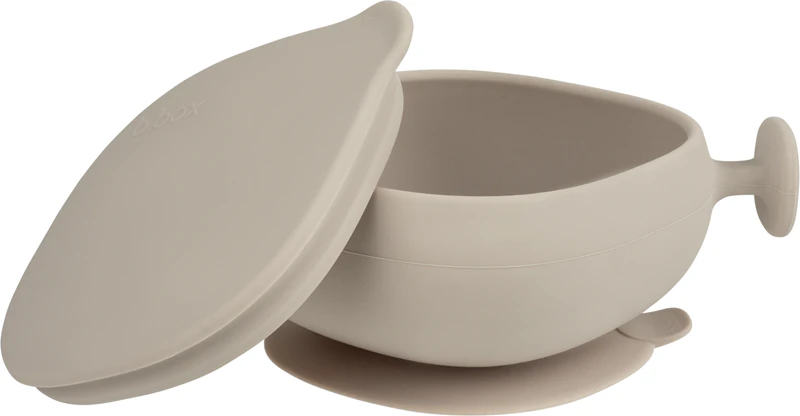Tigela de silicone b.box com tampa