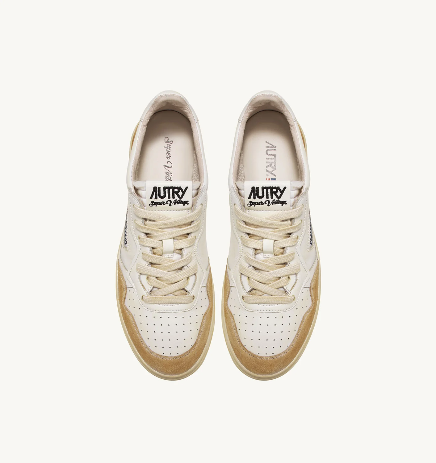 Adidași Medalist Low Super Vintage din piele galbenă