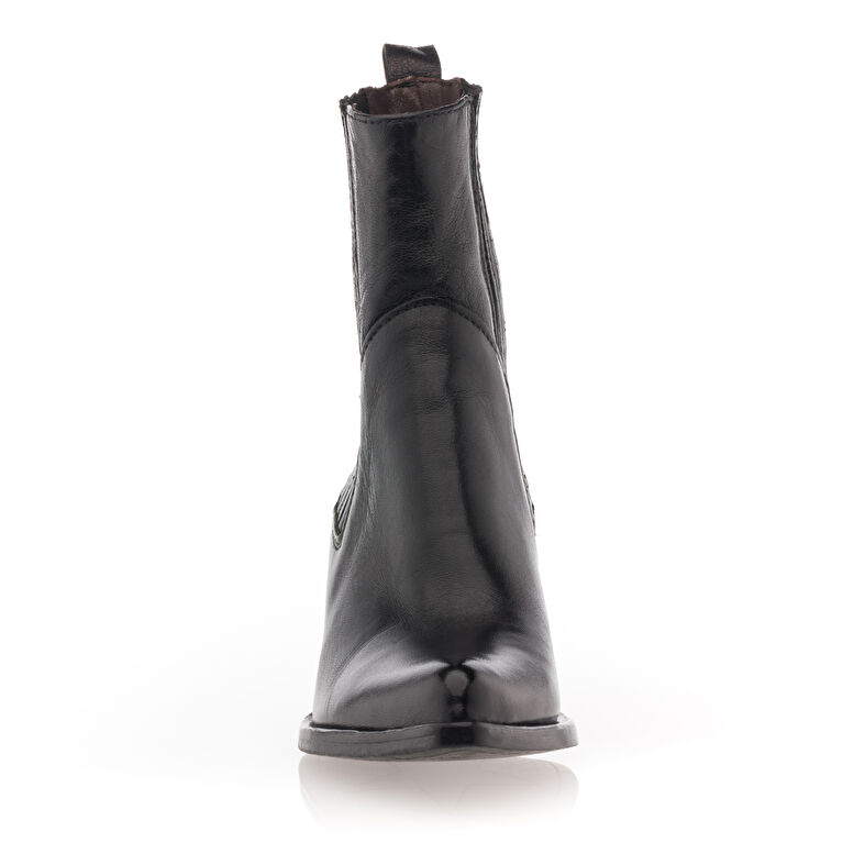  Schwarze Damenstiefel / Stiefeletten