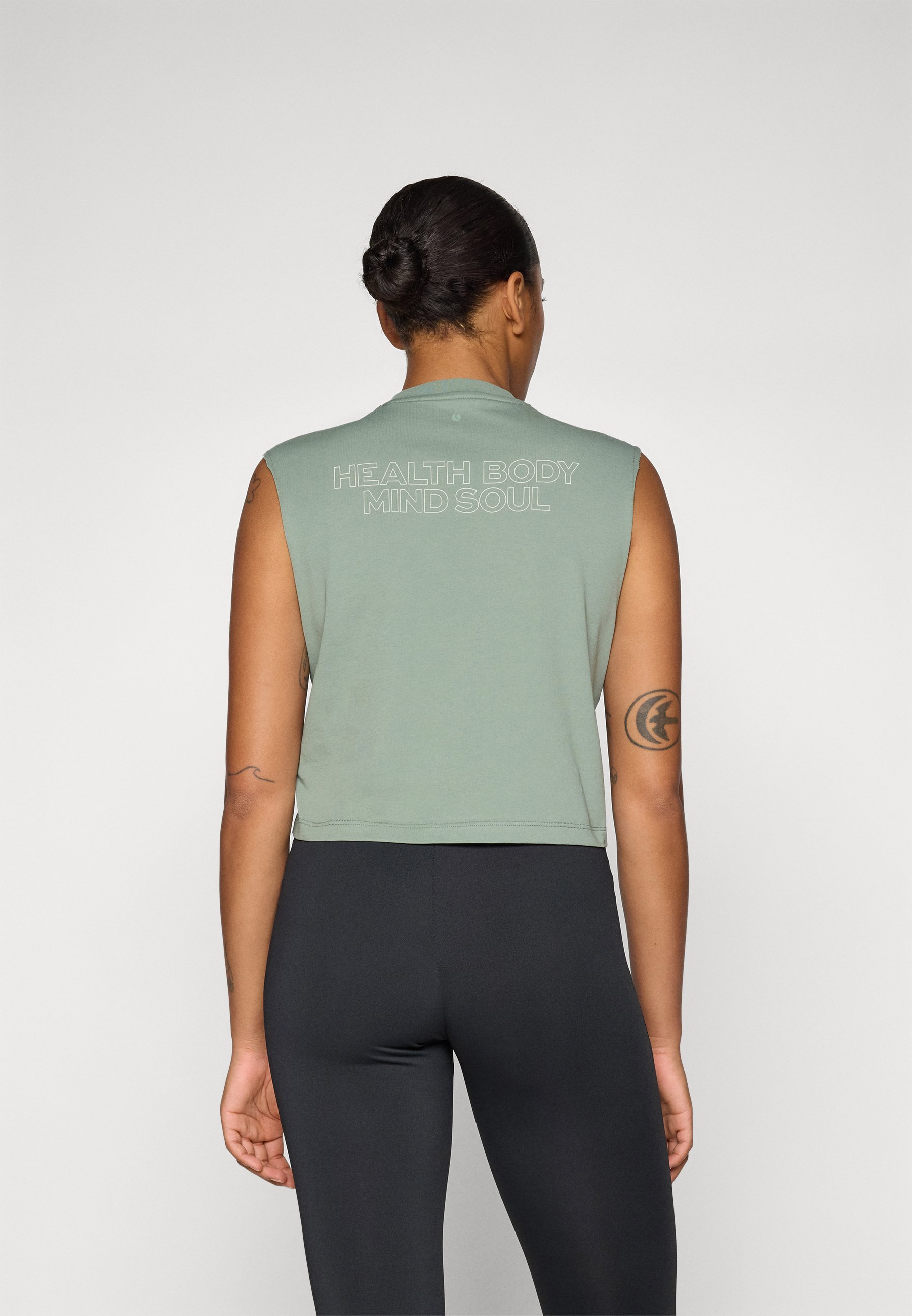 Top corto Björn Borg - Verde chiaro