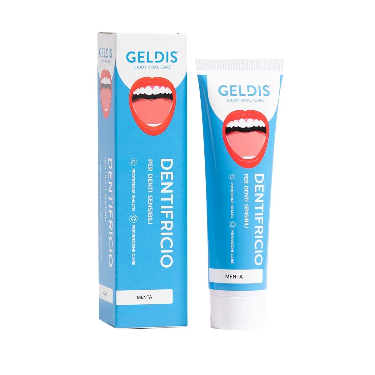 Pasta de dientes Geldis sabor menta fresca