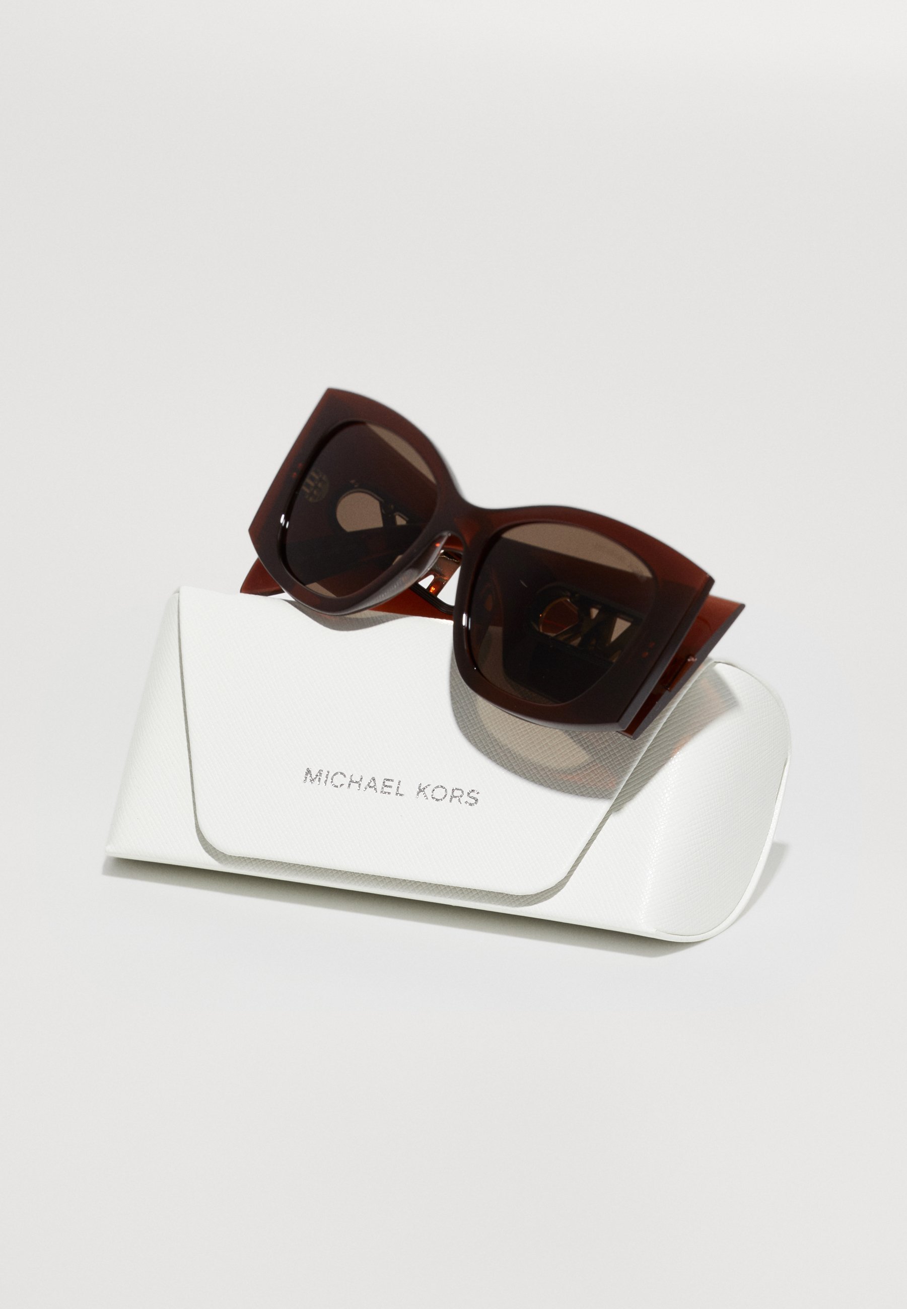 Michael Kors COSTA BLANCA - Zonnebril - bruin transparant