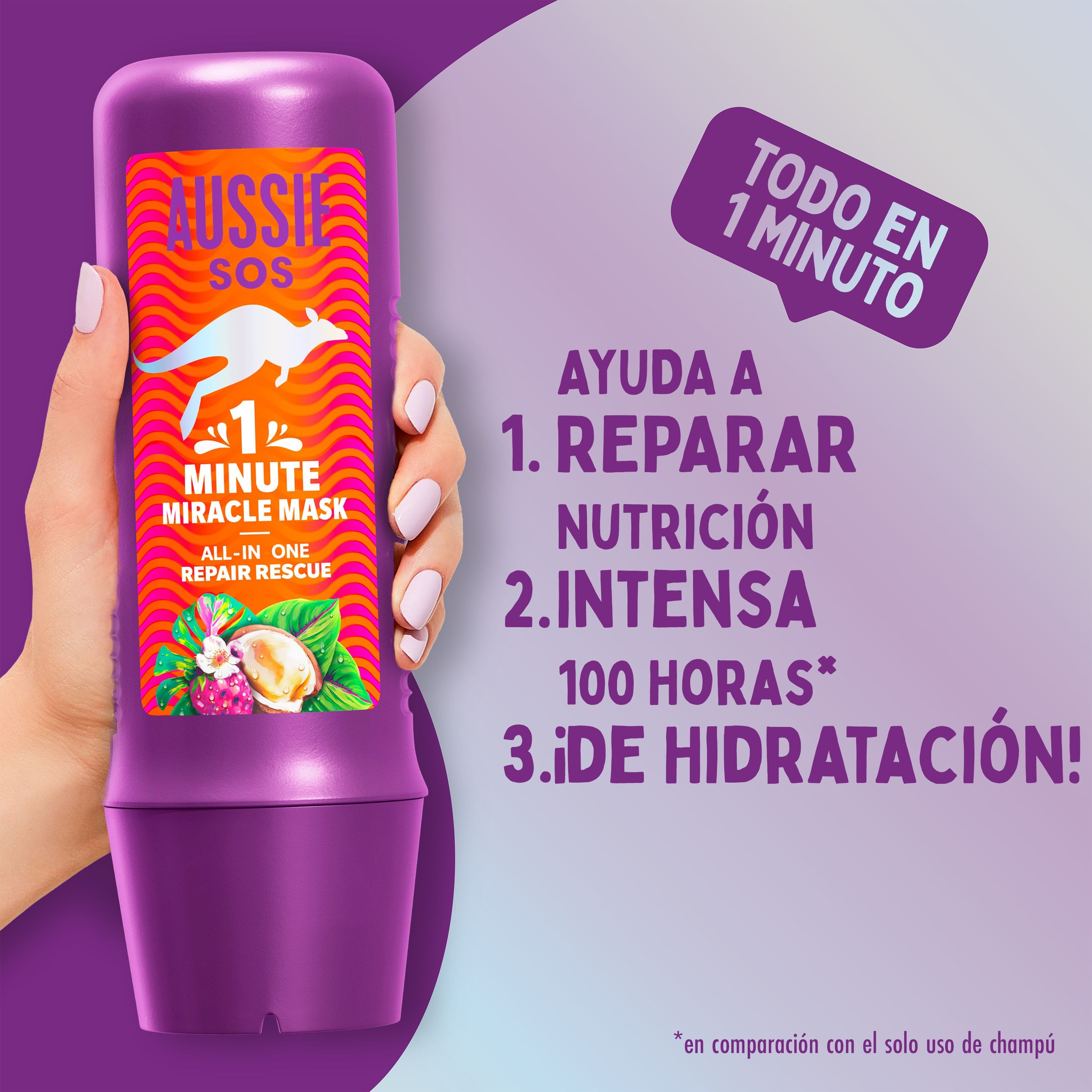 SOS 1 Minute Miracle All In One Repair Rescue maska Maske za kosu