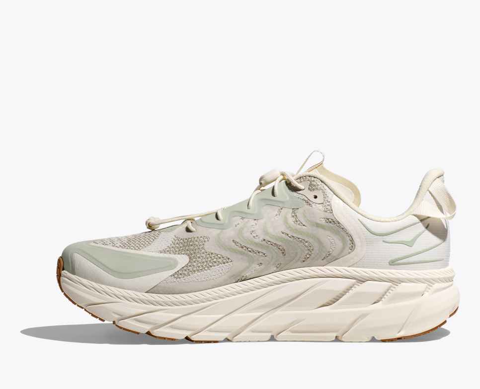 HOKA Clifton LS Satisfy Running Tinte Celadón / Blanco Susurro