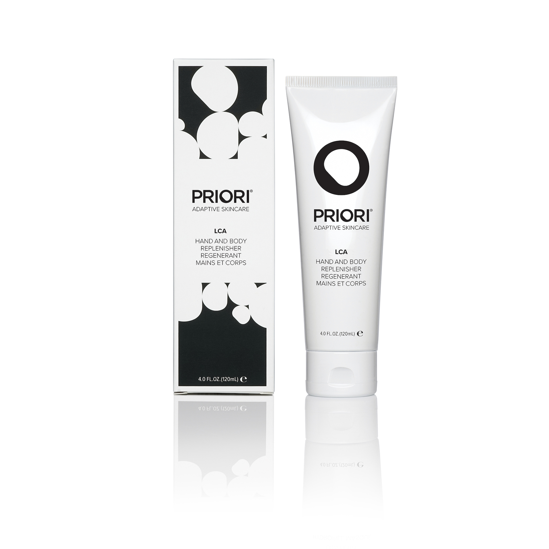 LCA Gel de duș pentru mâini și corp 120 ml - PRIORI