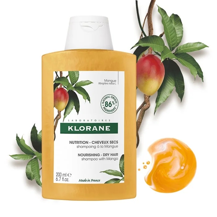 KLORANE Mango Shampoo 200ml voor droog haar