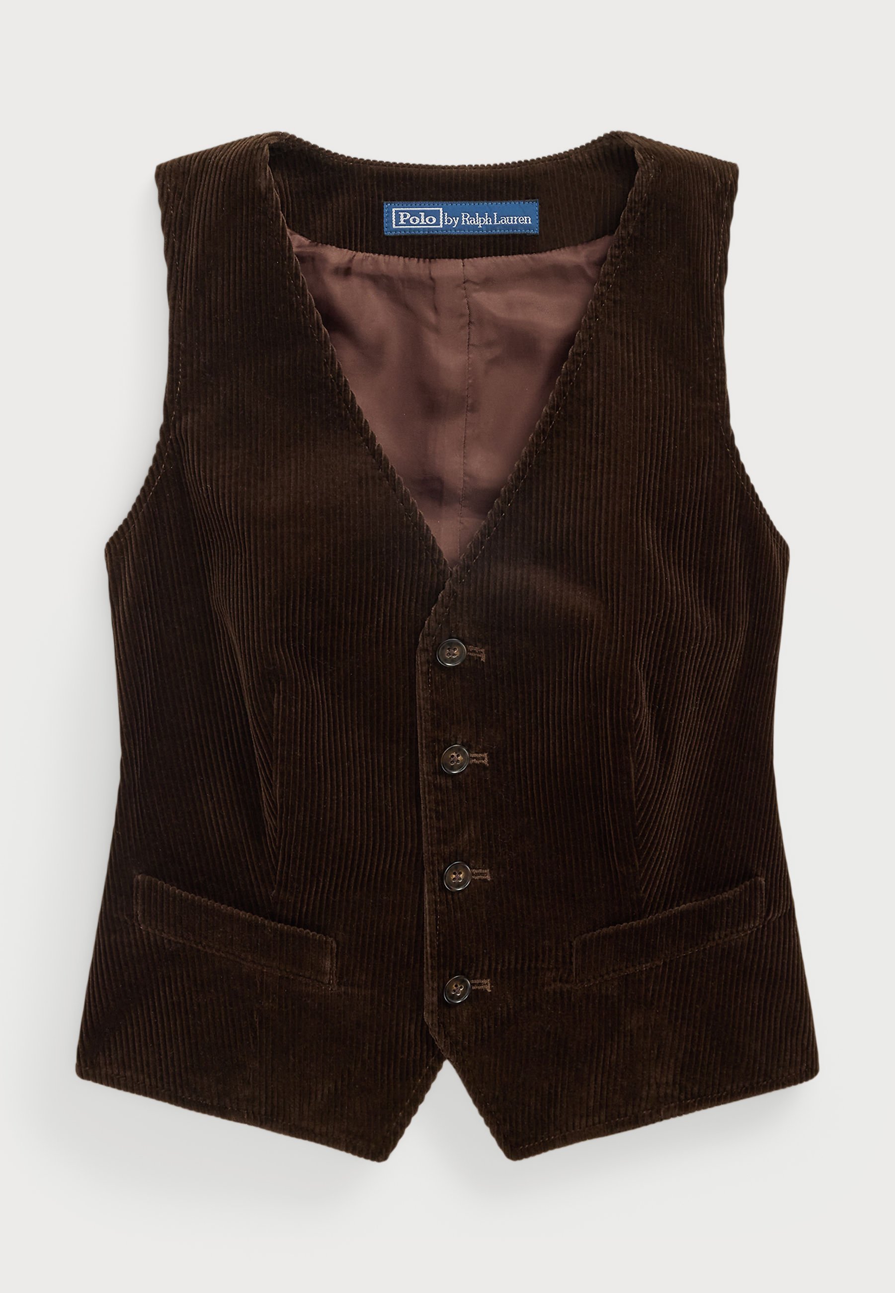 Polo Ralph Lauren katoenen corduroy vest - gilet - bruin