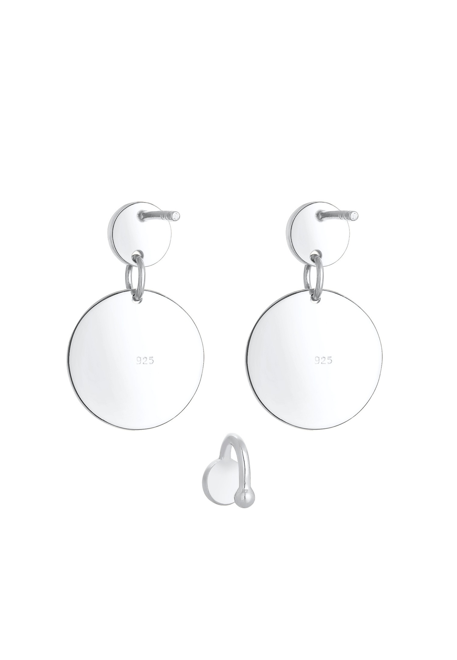Elli 2er Set Ornament Ohrhänger Earcuff 925 Silber