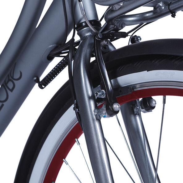 Alu-Elektro-City-Bike, Damen, stupeň