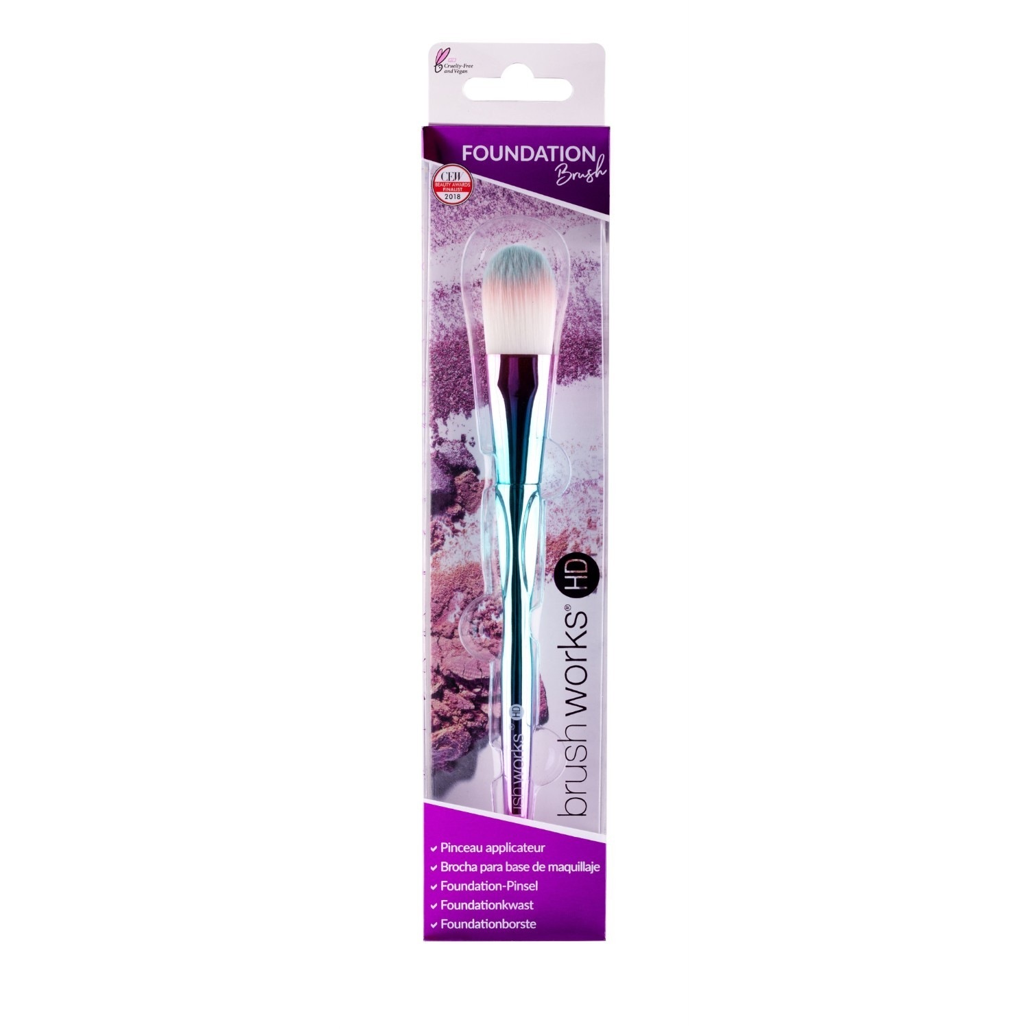 Brushworks Pinceau Fond de Teint HD Unicorn