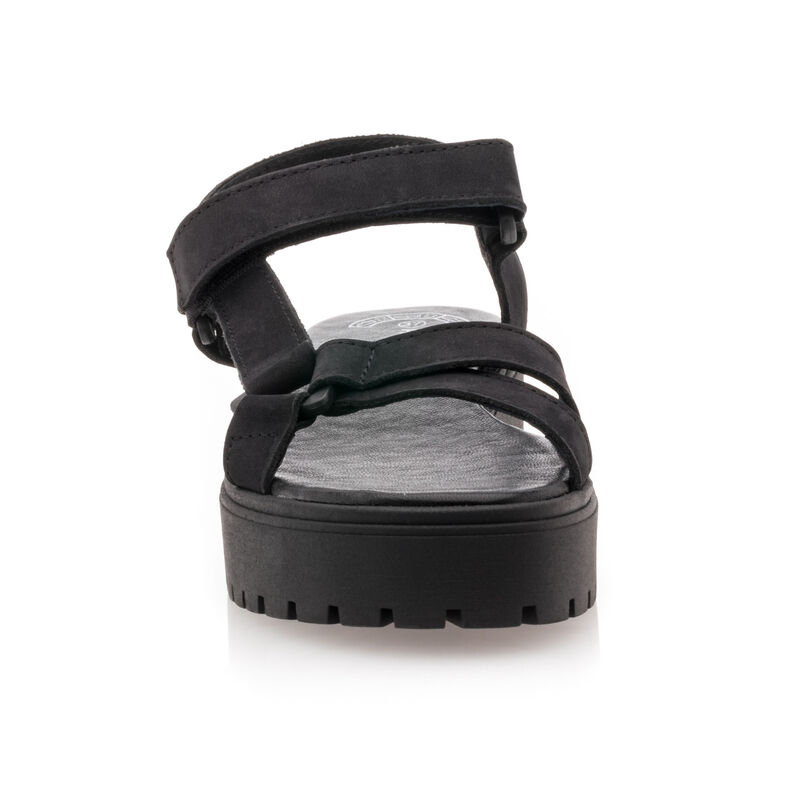 Sandalias negras para mujer / Zapatos de punta abierta