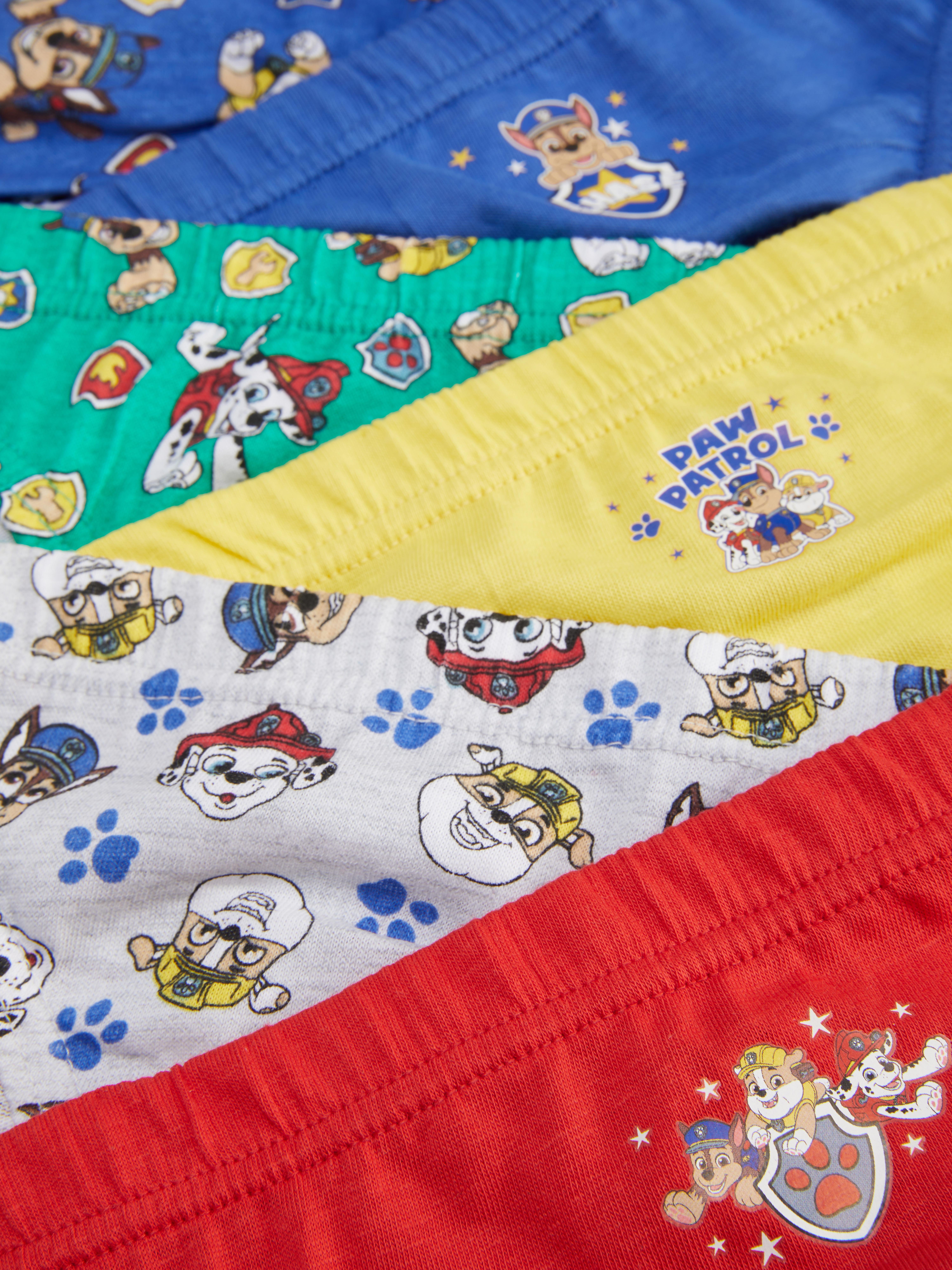 Chiloți PAW Patrol, set de 6. Acești chiloți cu model și margini elastice sunt perfecți pentru micuții fani PAW Patrol.