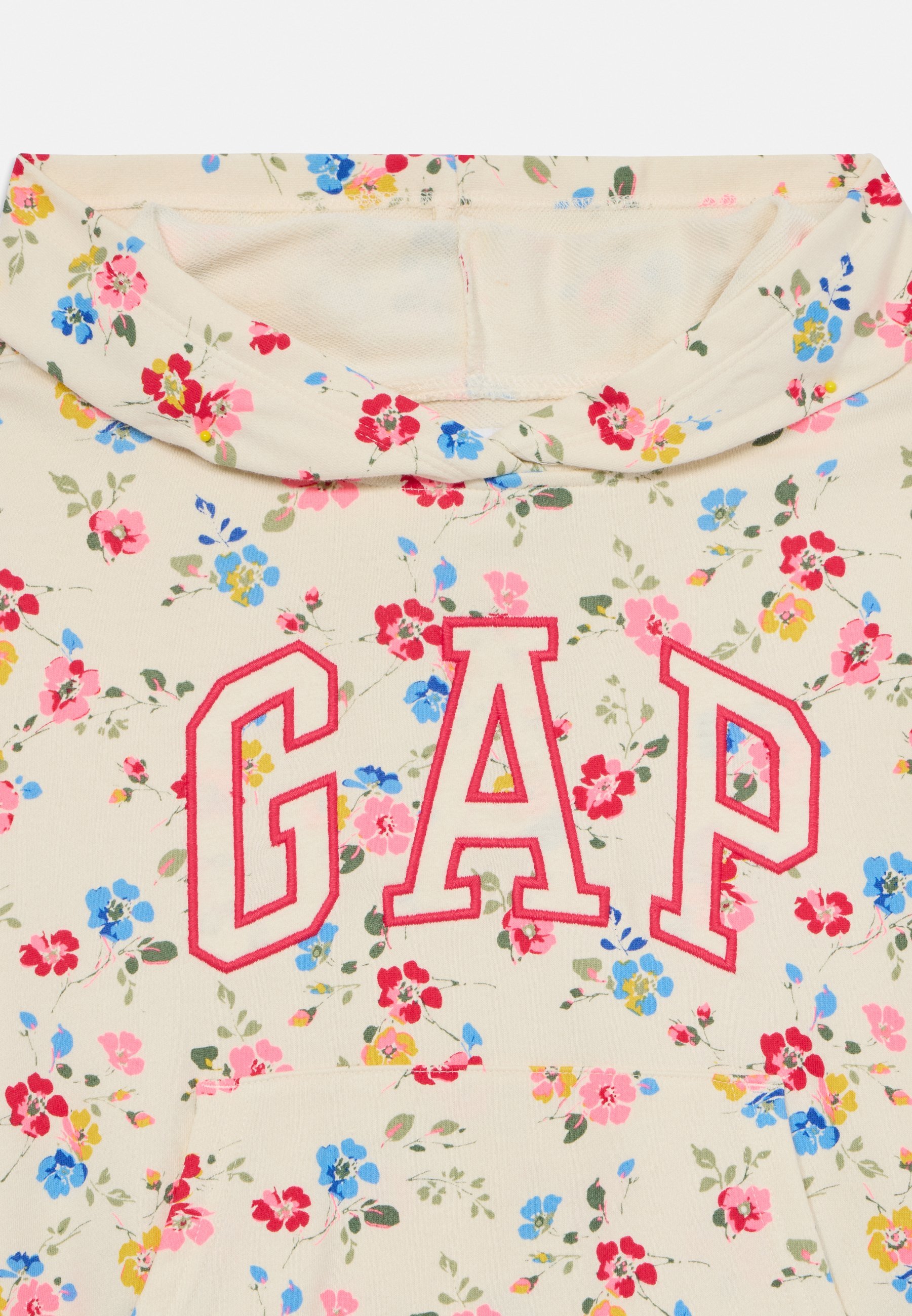 GAP KIDS RELAXED GAP LOGO PRINT ZIP HOODIE - Hoodie - weiß