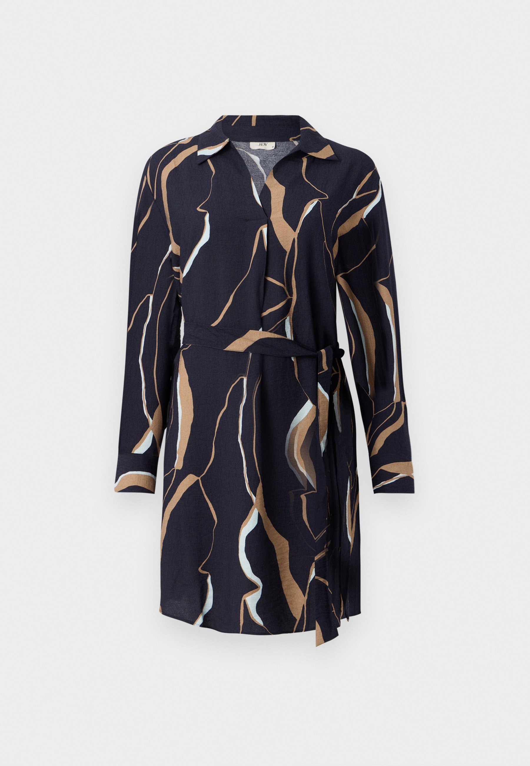 JDY JDYPEPPER LS DIA - Dagjurk - donker saffierblauw