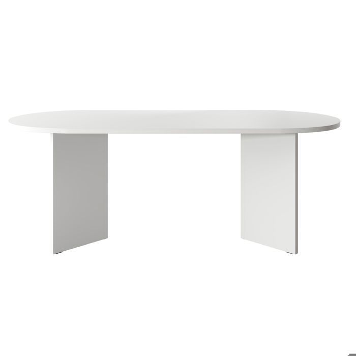 Eettafel - OVO - wit - 90x204 cm