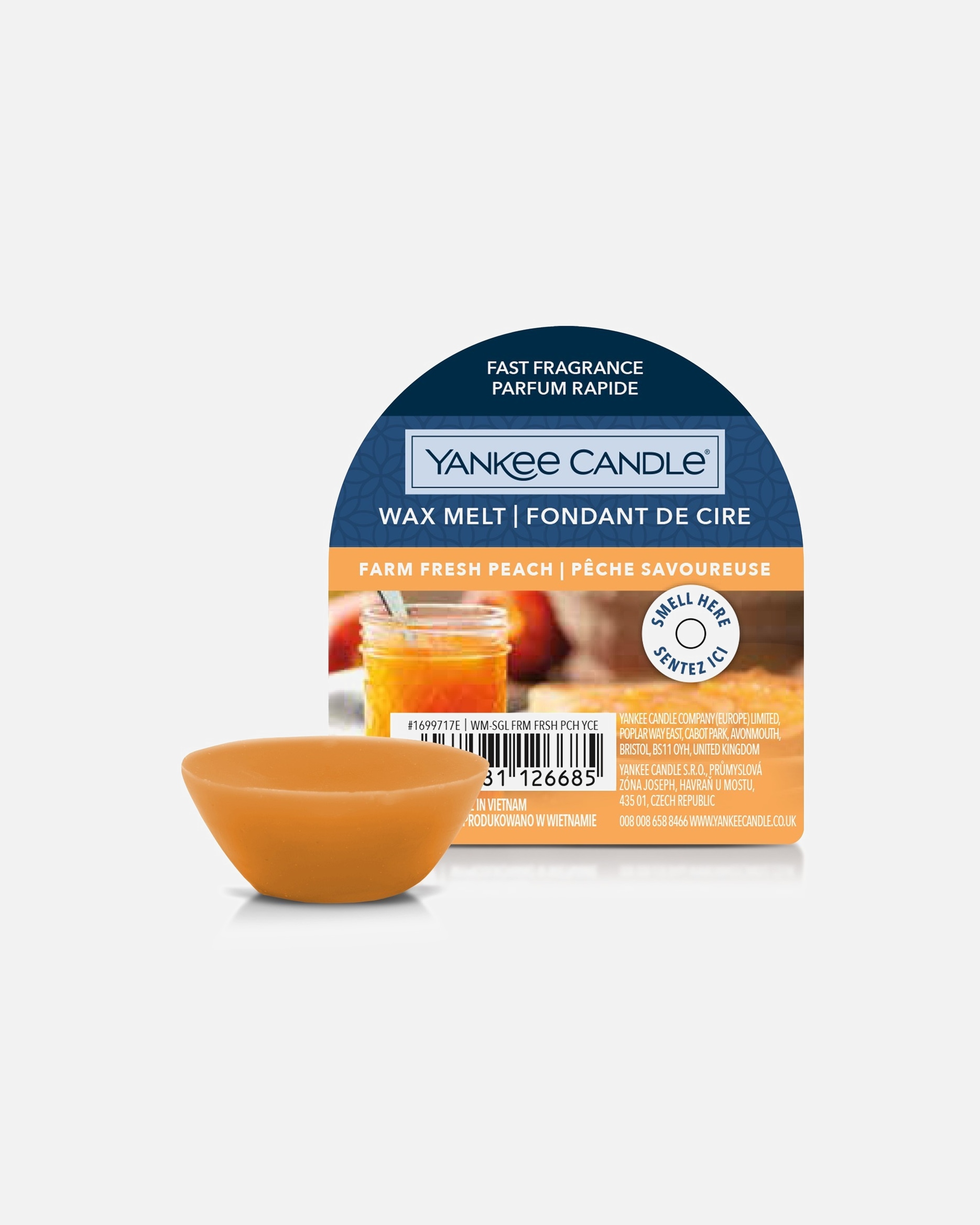 YANKEE CANDLE Fondants Pêche Savoureuse